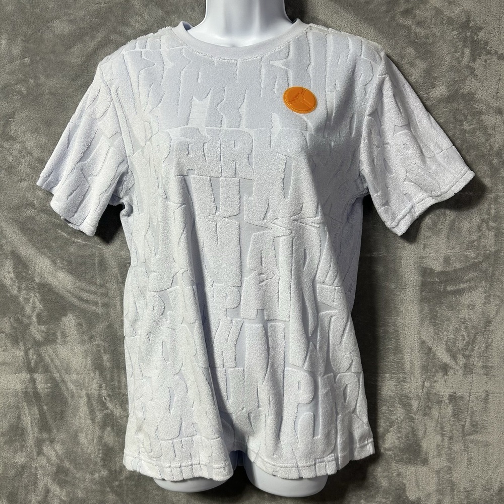 Jordan Jumpman Tee Youth XL 13–15Y White Embossed Terry Streetwear NWT